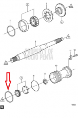 VP Passscheibe 2,74mm SX-M, TSK SX-C1 3852872