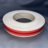 Designfolie 25mm rot-dunkelrot (Preis pro laufender Meter)
