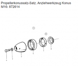 Volvo Penta Propellerkonussatz Spinner 872614