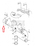 VP Deckel Abgas AQ115A, MD 806341